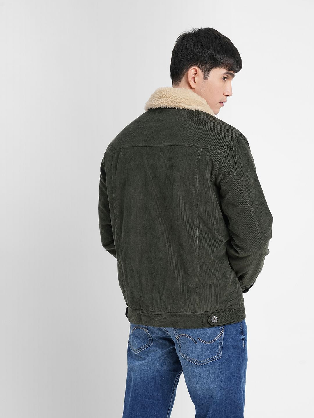 Dark Green Corduroy Jacket
