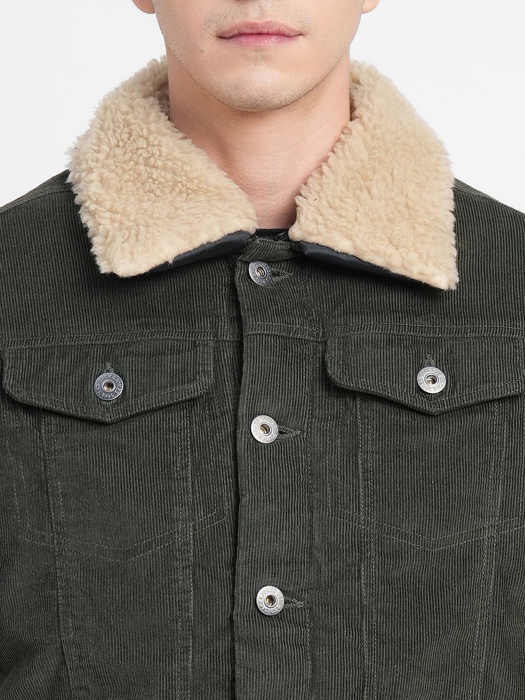 Dark Green Corduroy Jacket