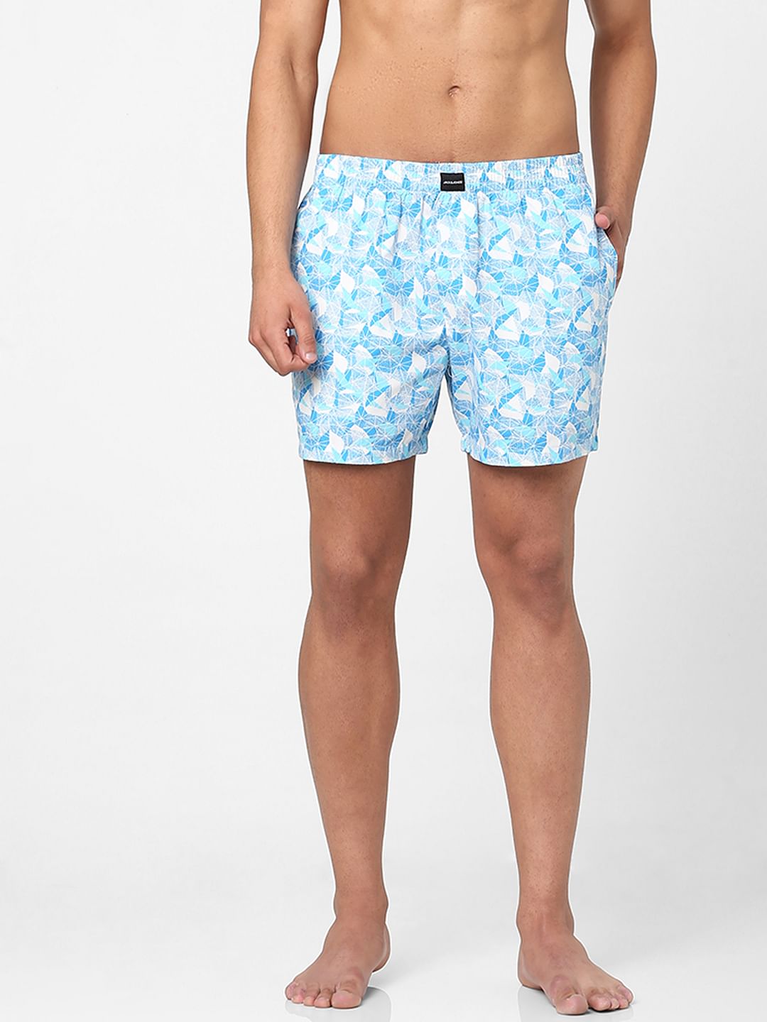 Blue Printed Boxers