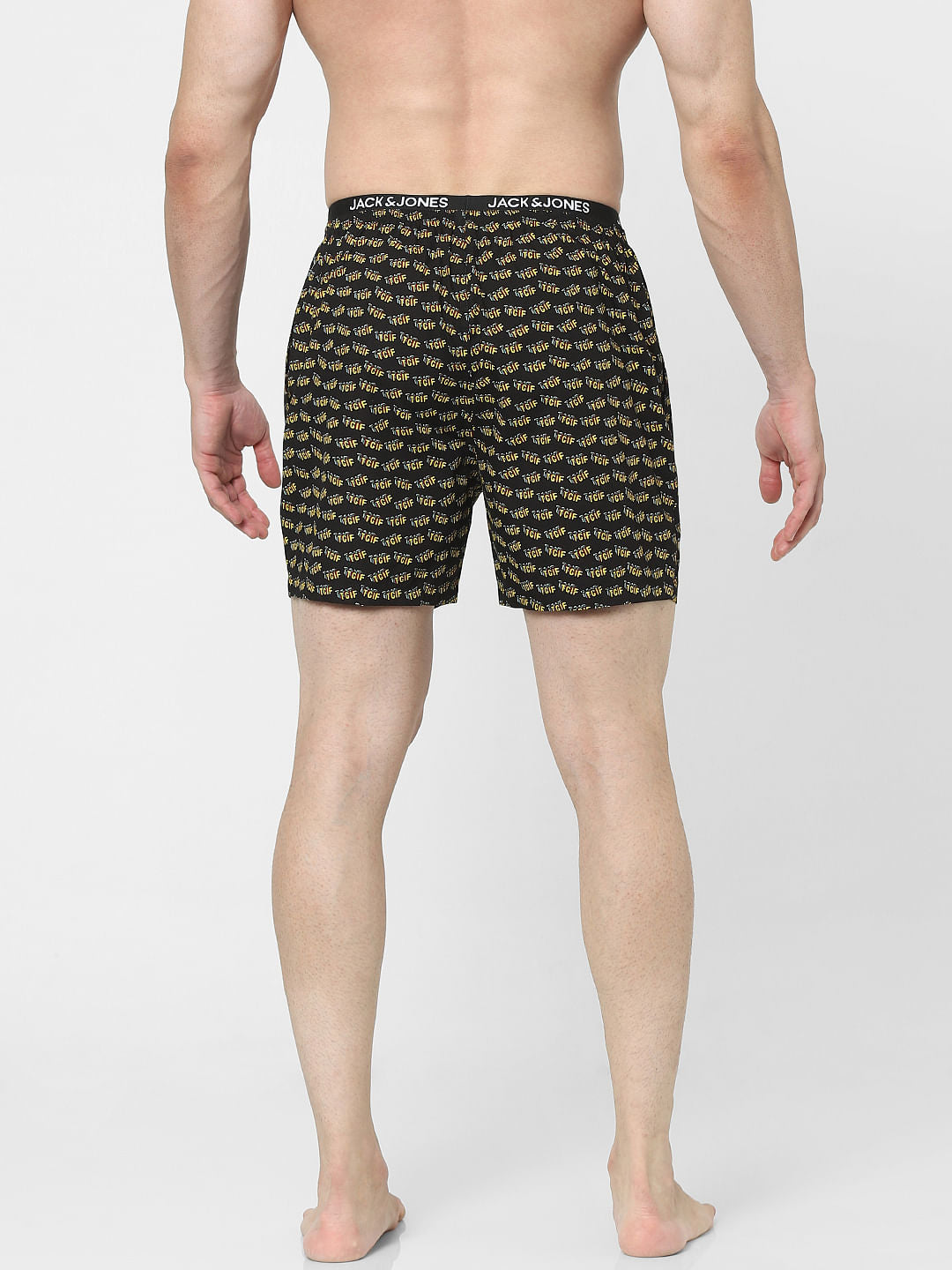Black Printed Boxers