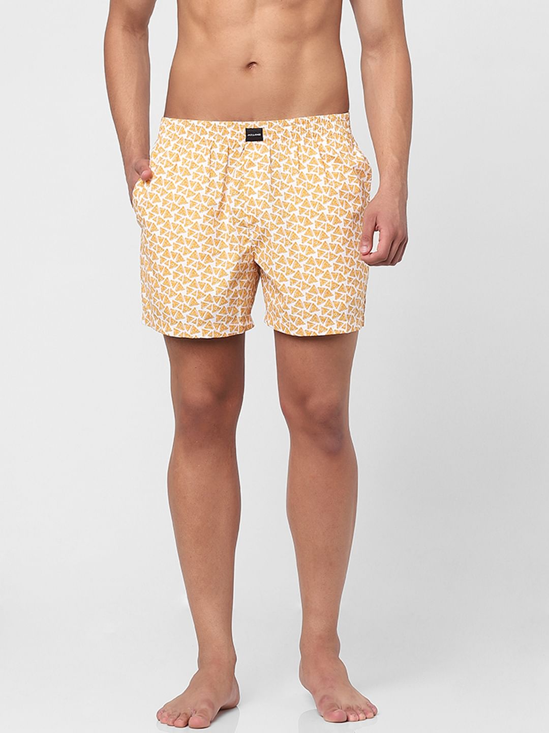 White Nacho Printed Boxers