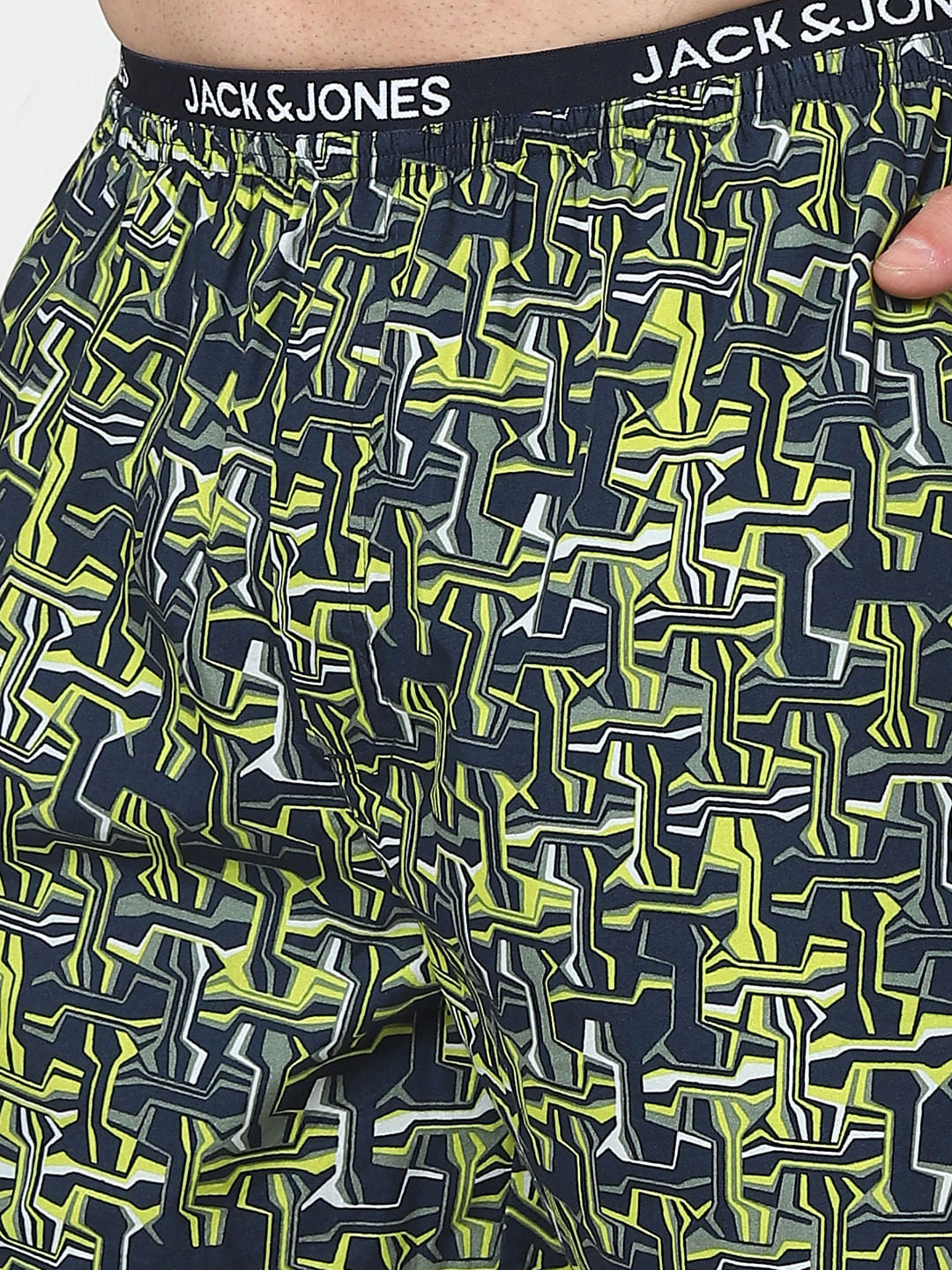 Navy Blue Printed Boxers