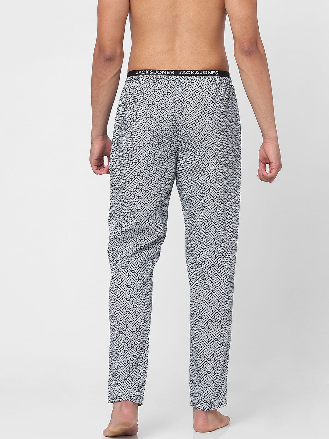 Grey Printed Camo Pyjamas