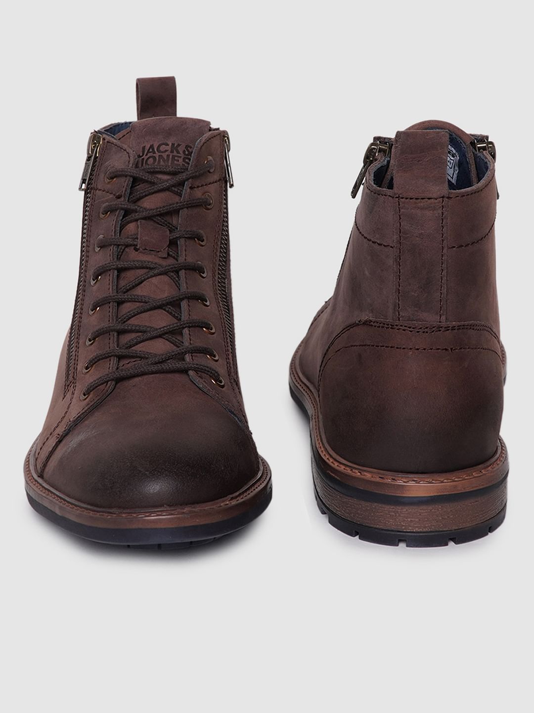 Brown Leather Boots
