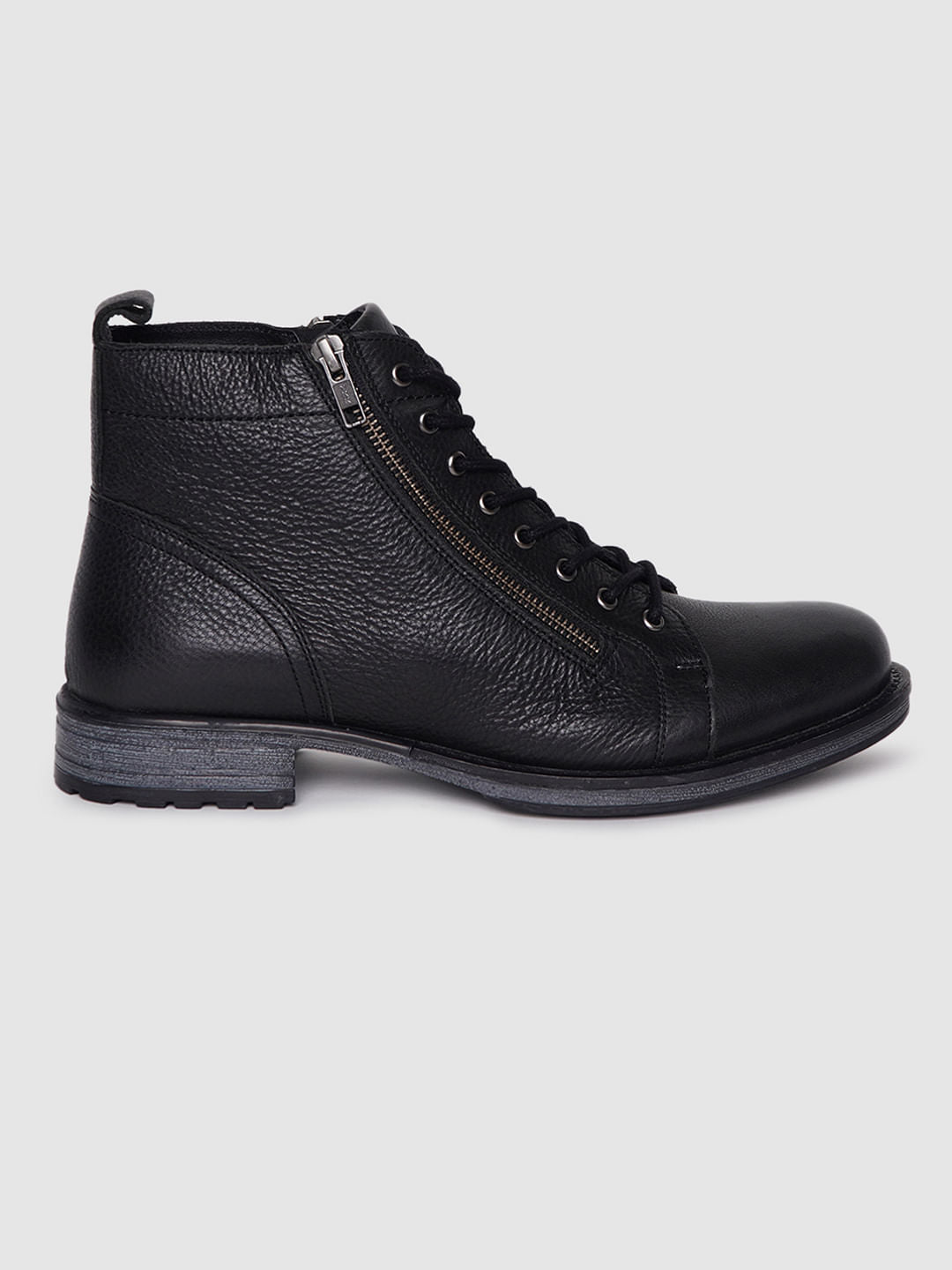 Black Leather Boots