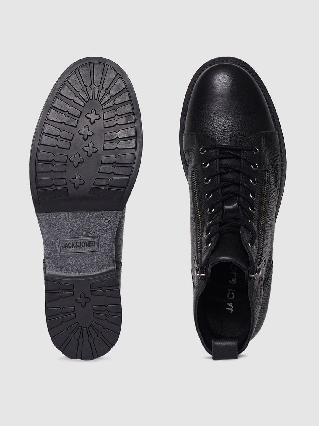 Black Leather Boots