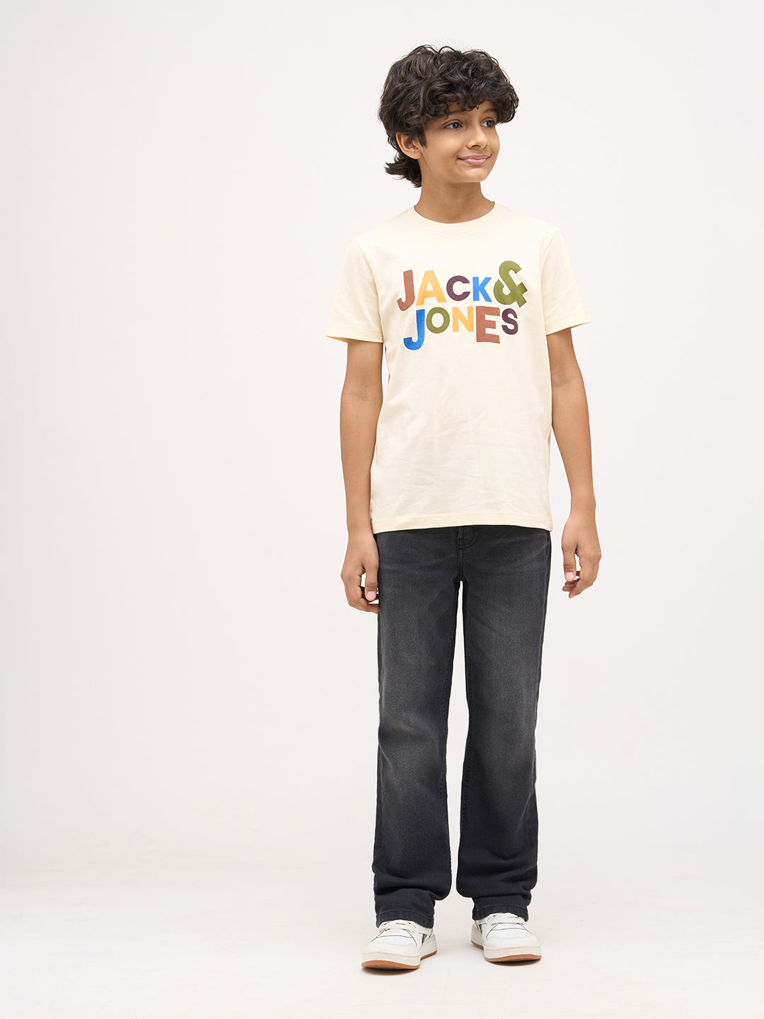 Boys Mid Rise Bootcut Jeans - Black