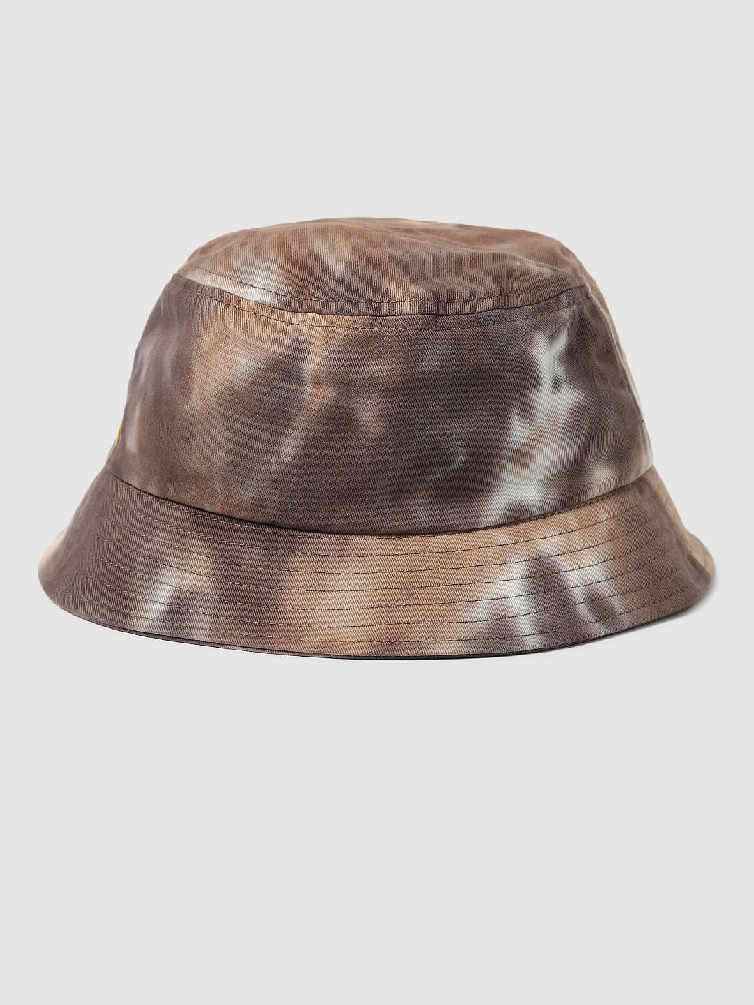 Brown Tie-Dye Bucket Hat