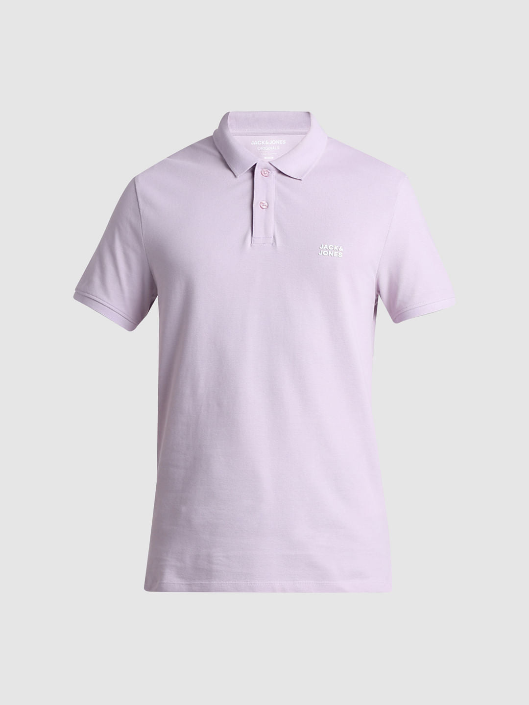 Purple Cotton Polo T-shirt