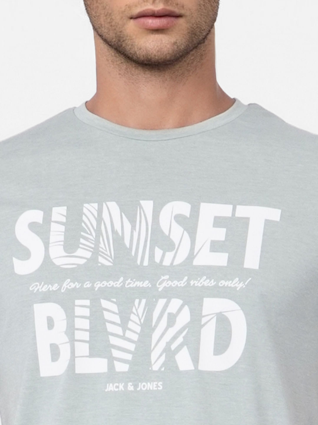 Green Graphic Print Crew Neck T-shirt