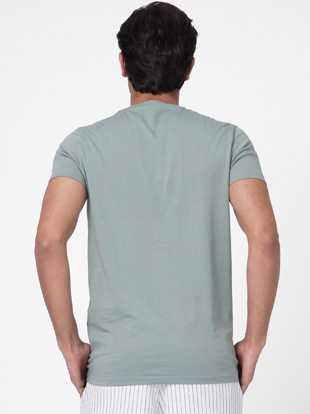 Green Crew Neck T-shirt