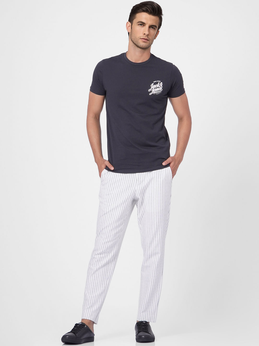 Black Crew Neck T-shirt