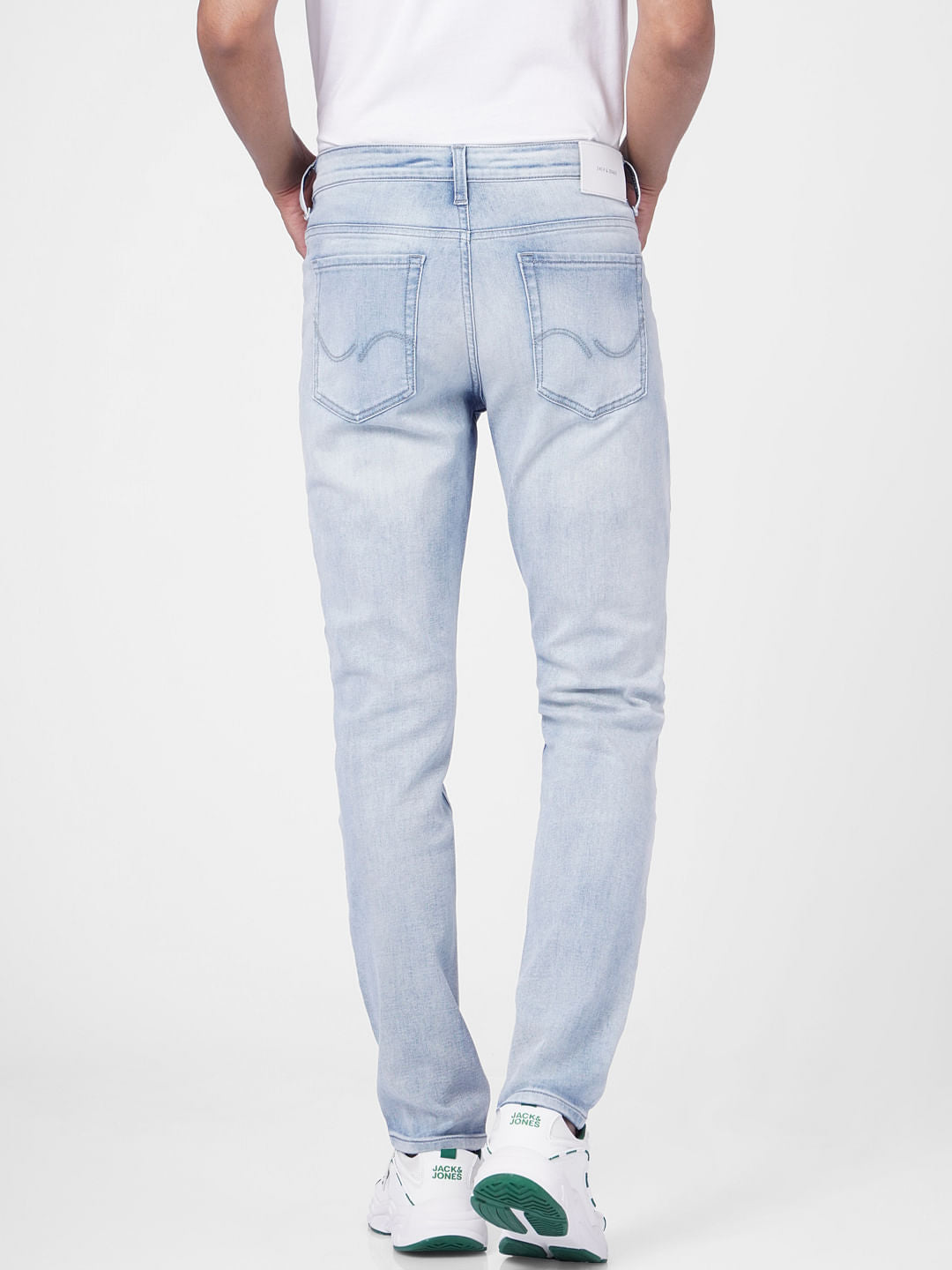 Light Blue Low Rise Slim Fit Jeans