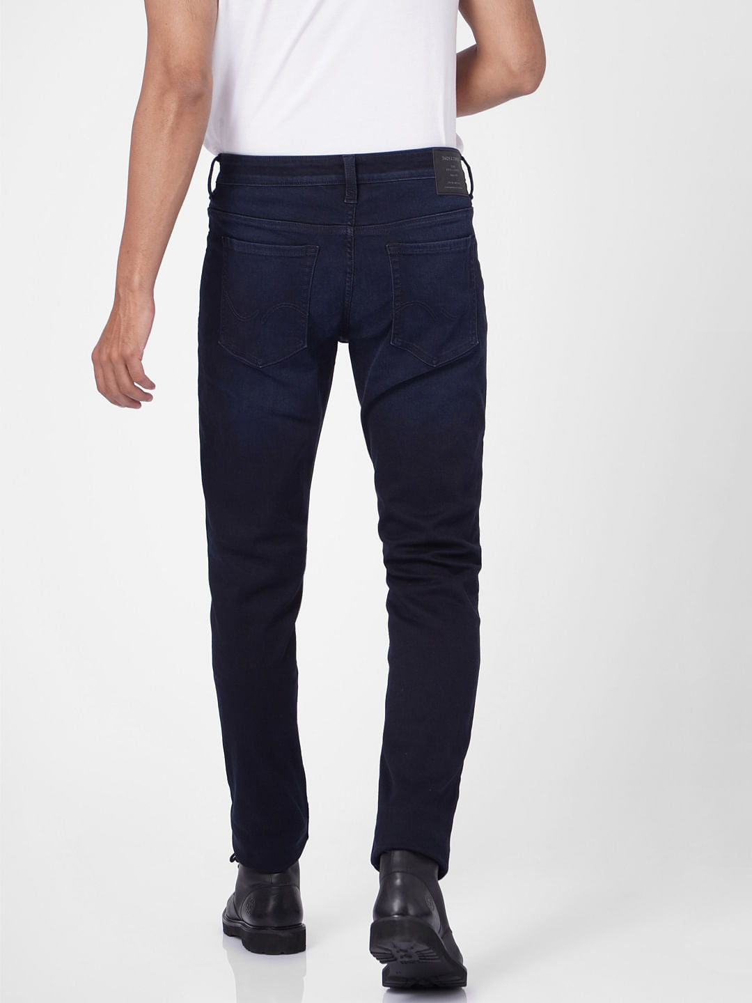Dark Blue Low Rise Slim Fit Jeans