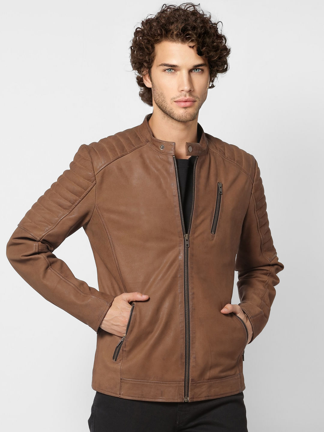 Brown Limited-Edition Pure Leather Jacket