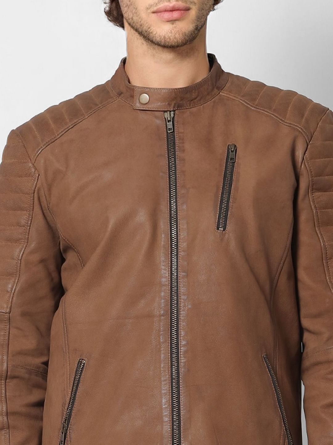 Brown Limited-Edition Pure Leather Jacket