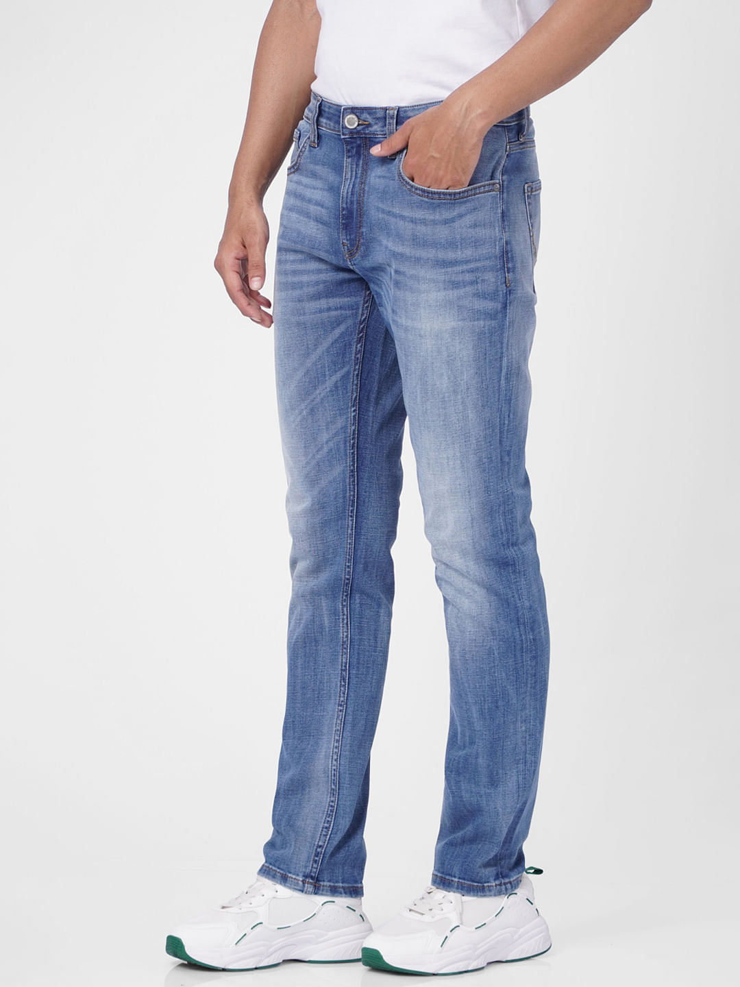 Light Blue Low Rise Tim Anti Fit Jeans