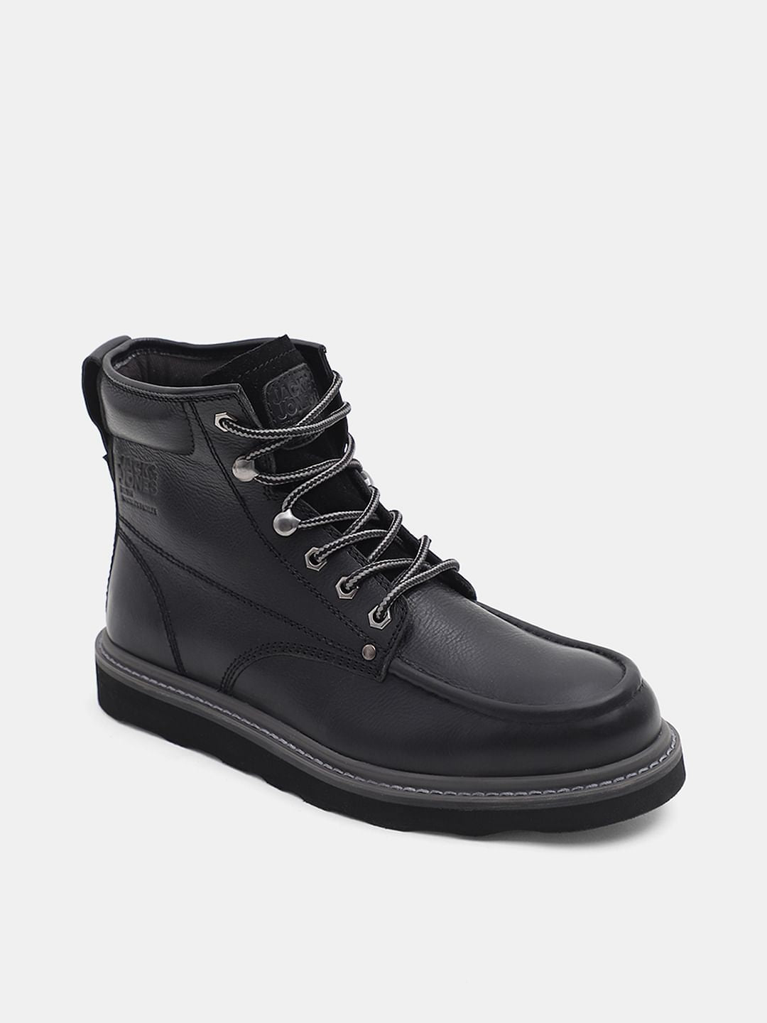 Black Premium Leather Boots