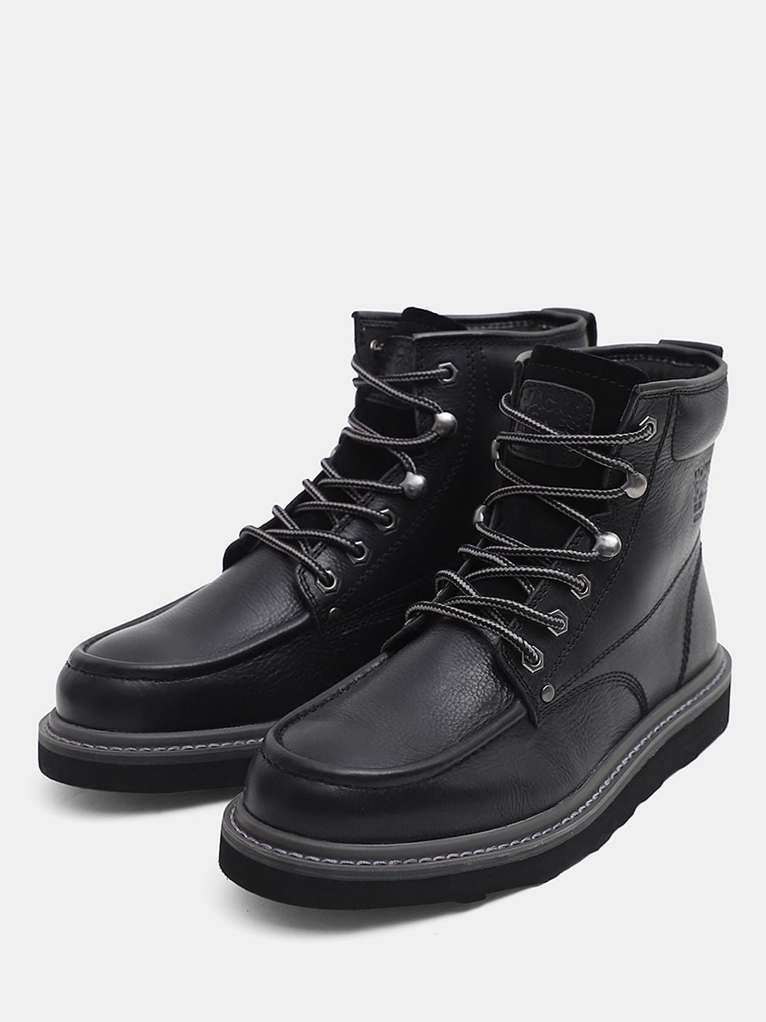 Black Premium Leather Boots