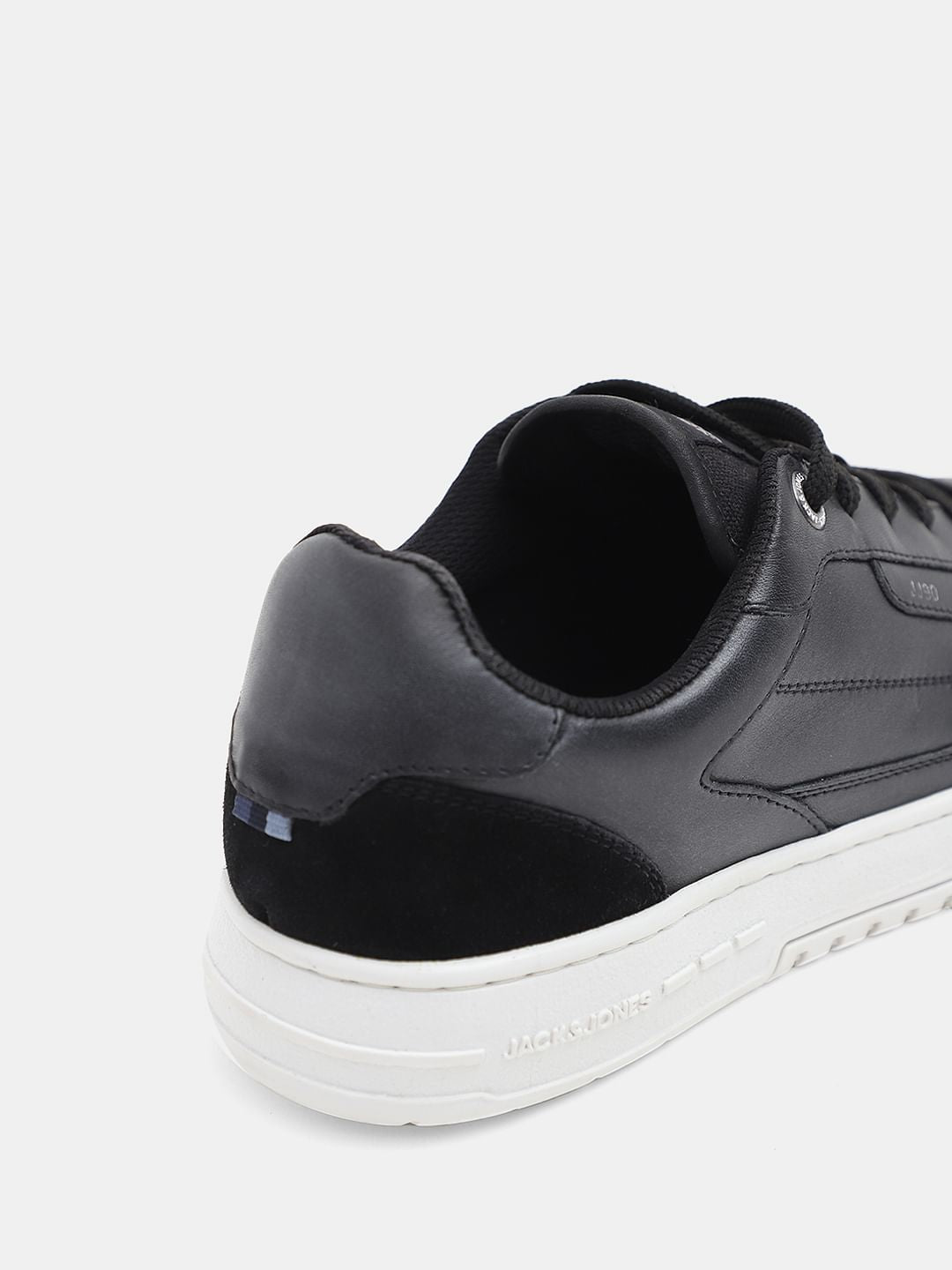 Black Leather Sneakers