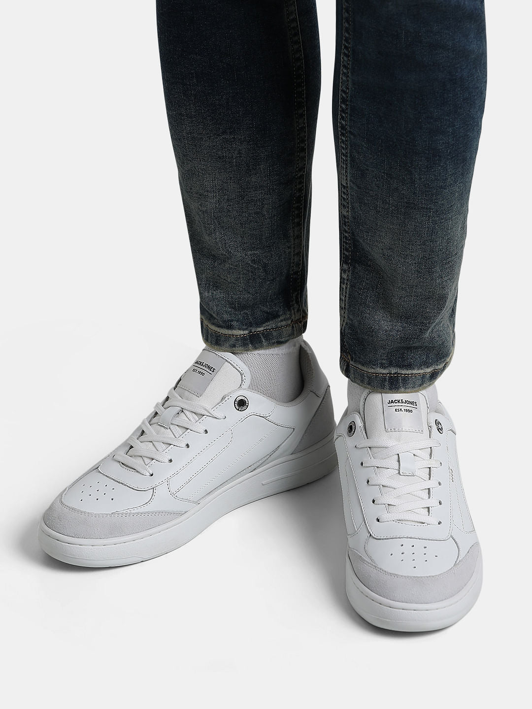 White Leather Sneakers