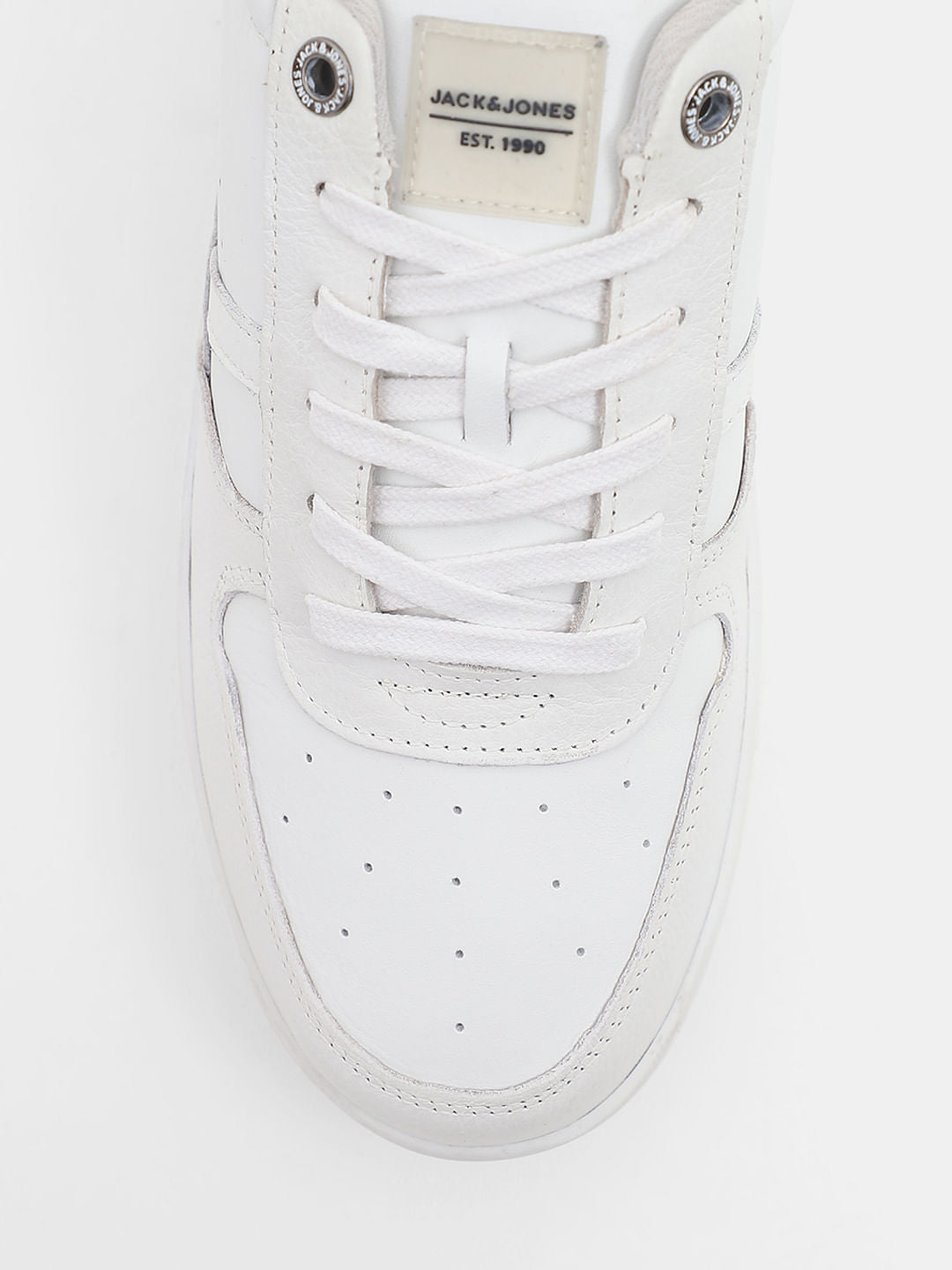 White Premium Leather Sneakers