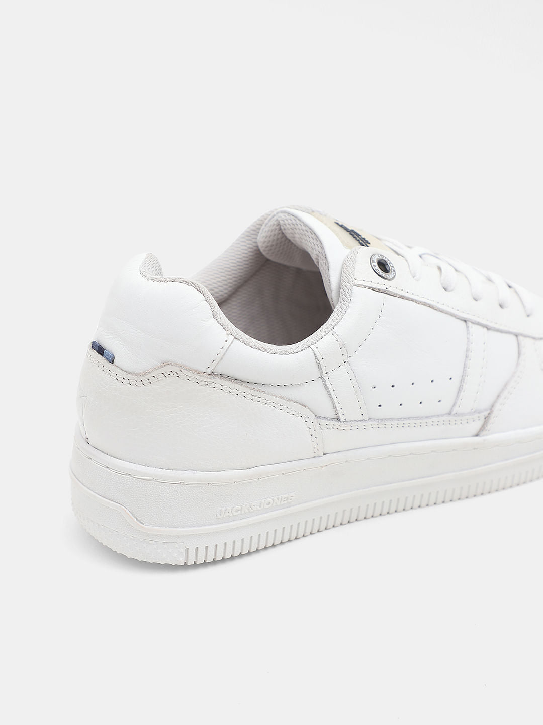 White Premium Leather Sneakers
