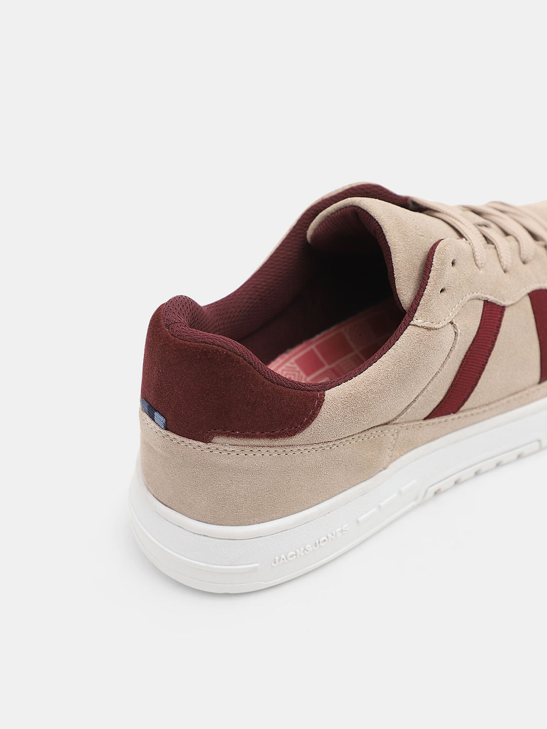 Beige Suede Classic Sneakers