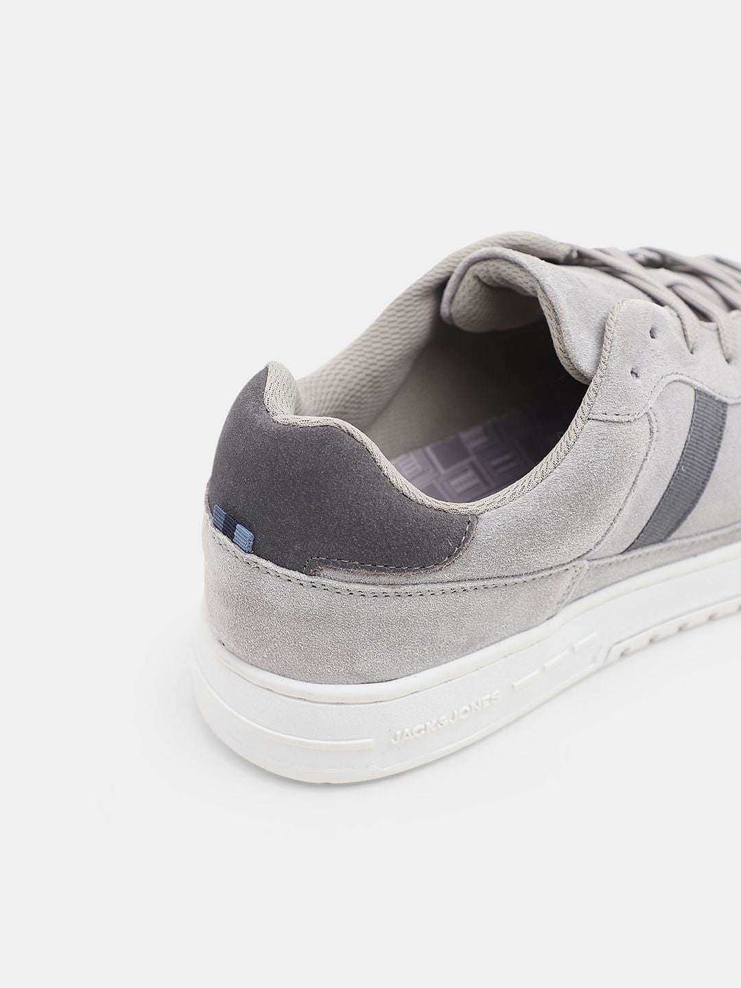 Grey Suede Classic Sneakers