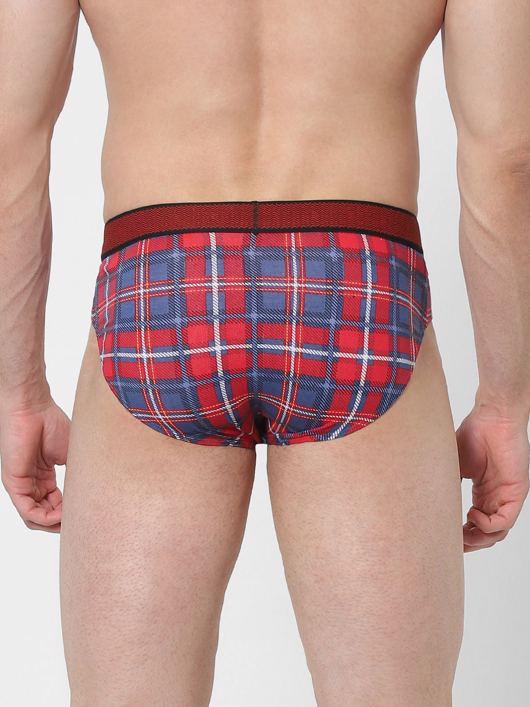 Red Check Briefs