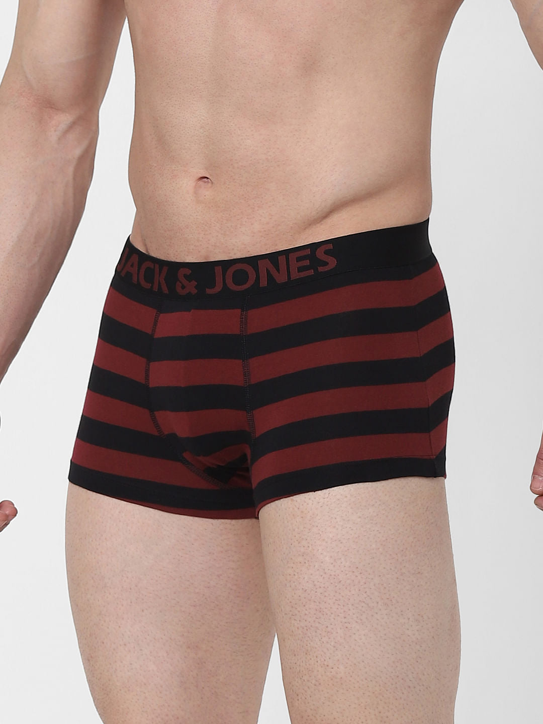 Maroon Striped Brazilian Trunk