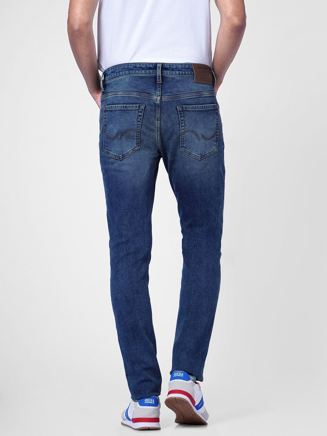 Dark Blue Low Rise Ben Skinny Jeans