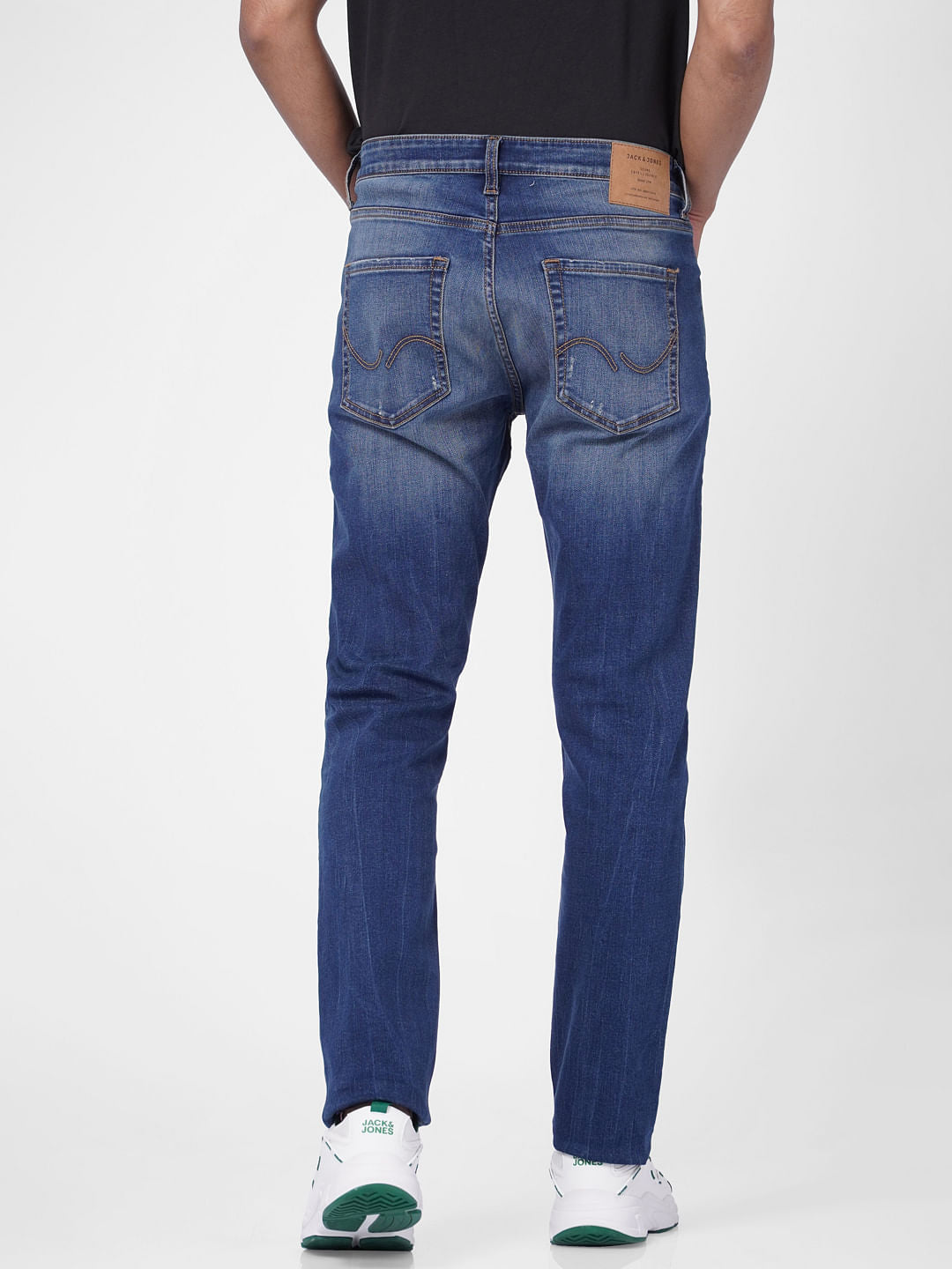 Dark Blue Low Rise Tim Anti Fit Jeans