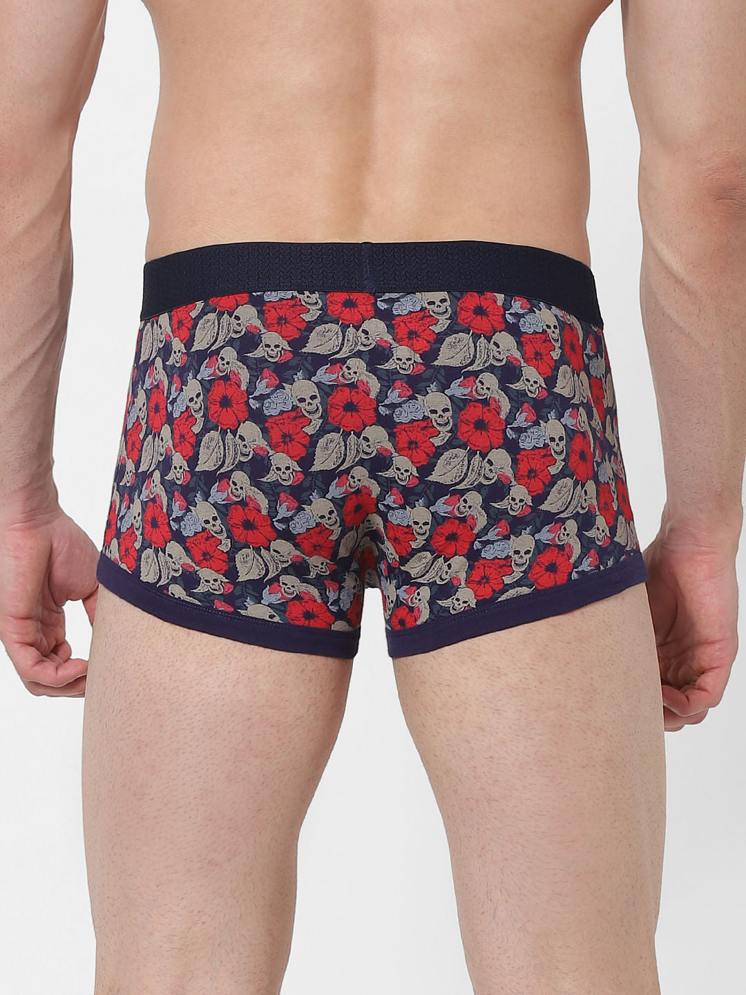 Pack of 2 Printed Briefs - Blue & White