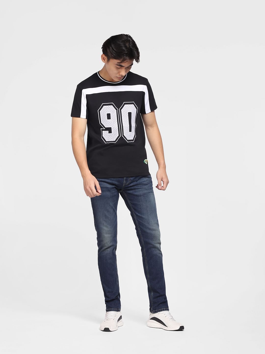 x Minion Black Printed Crew Neck T-shirt