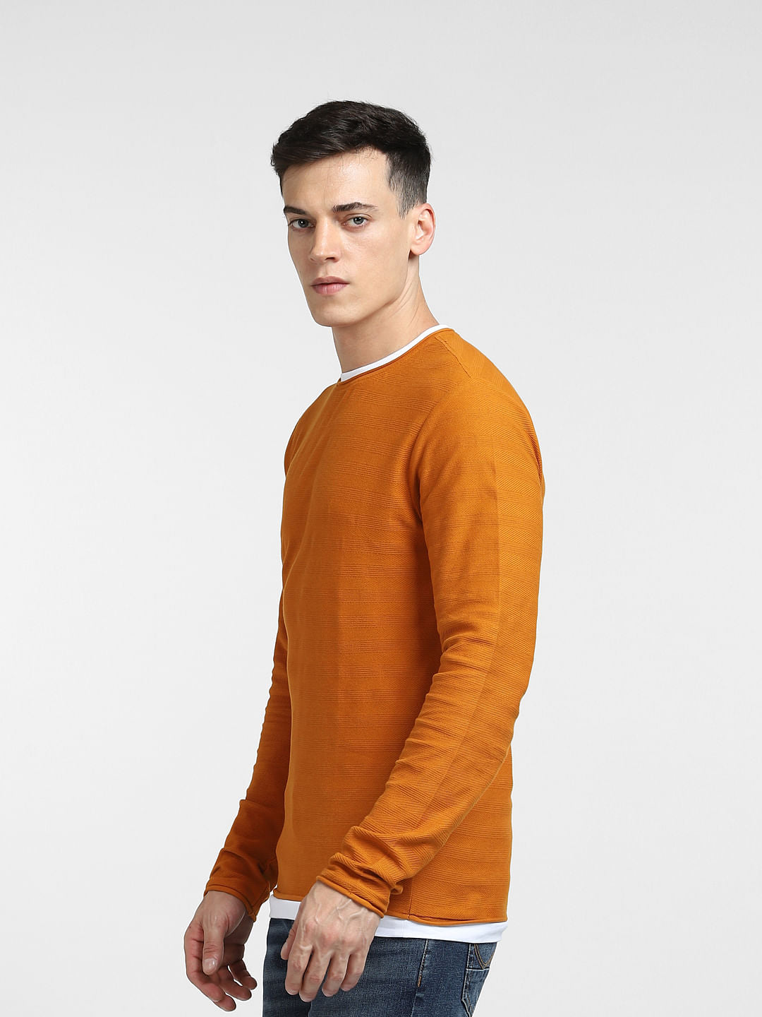 Brown Crew Neck T-shirt