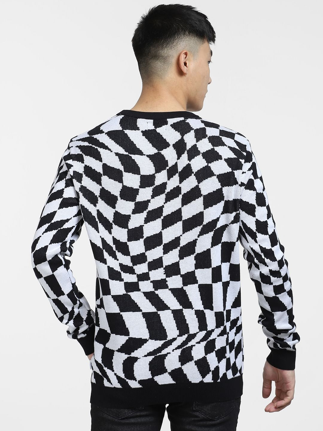 Black Monochrome Pullover