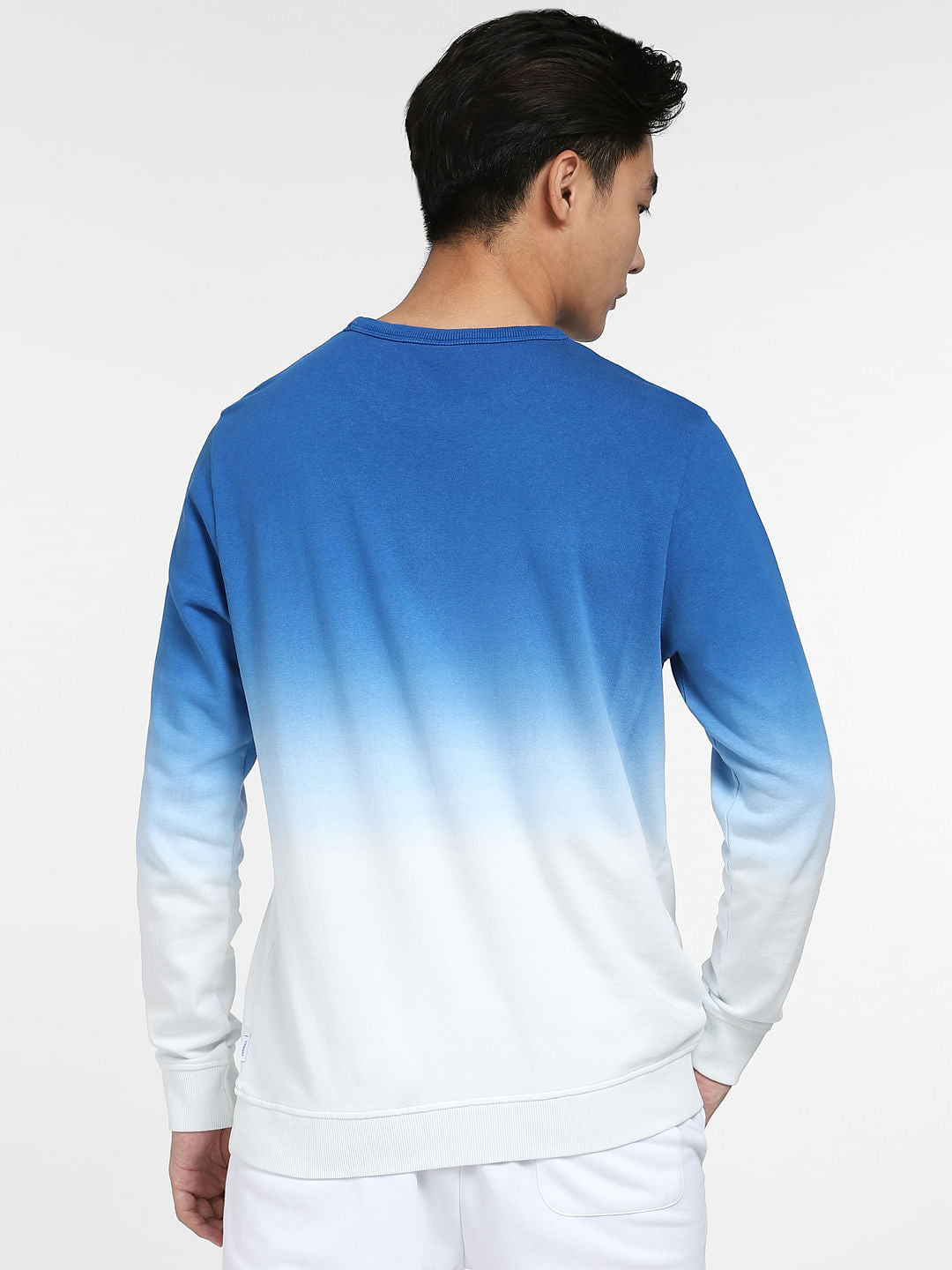 Light Blue Colourblocked Sweatshirt