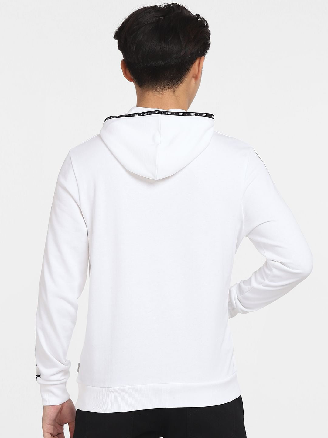 White Hooded Sweatshirt