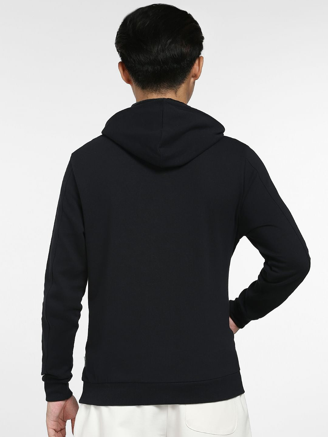 Black High Neck Sweatshirt