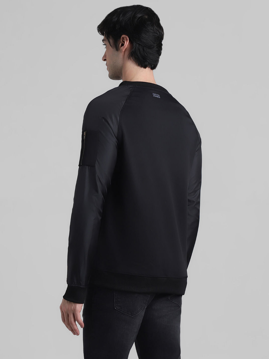 Black Crew Neck Sweatshirt