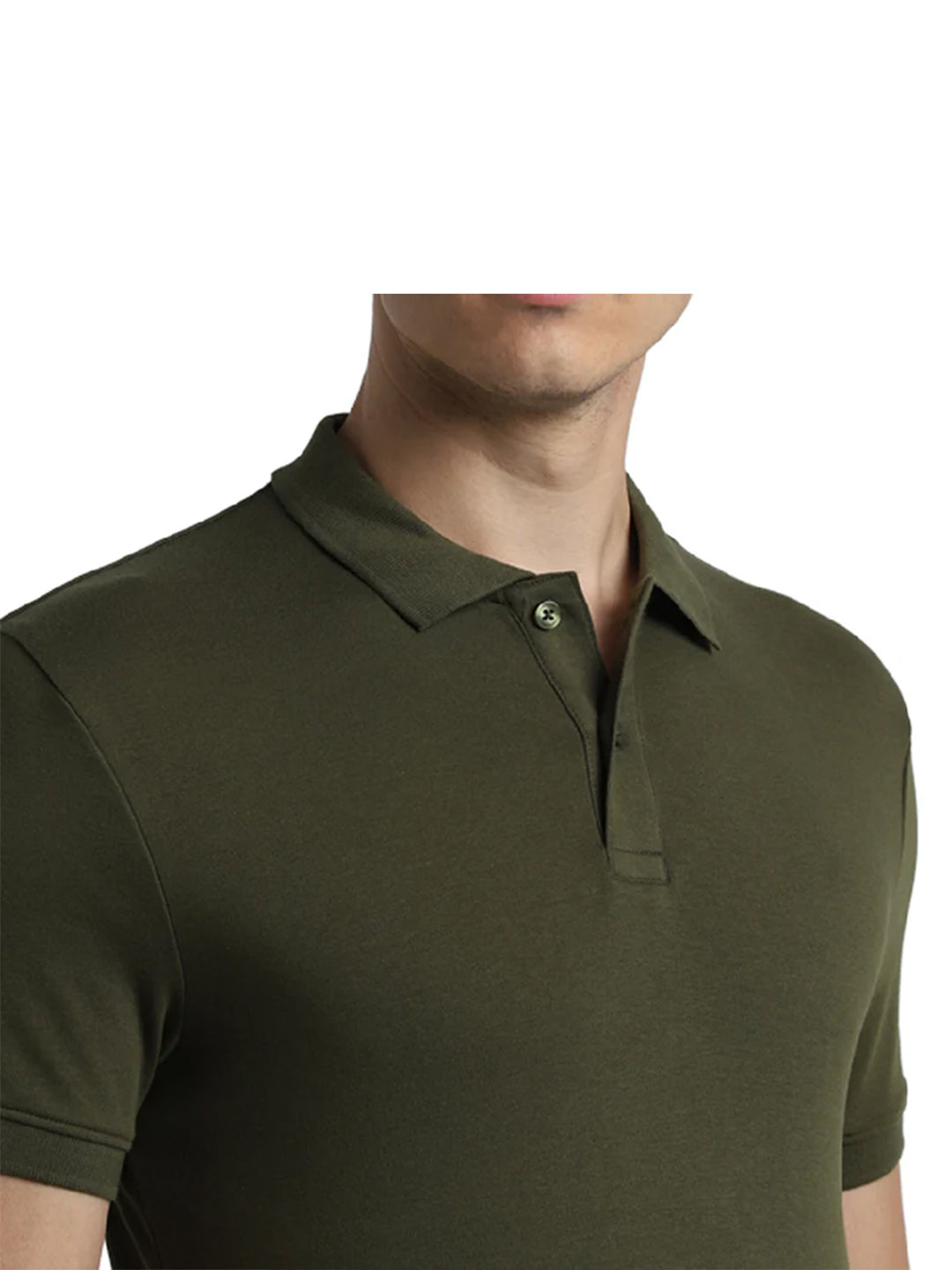Green Cotton Polo