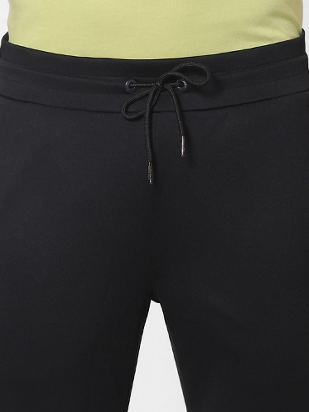Black Tape Detail Trackpants