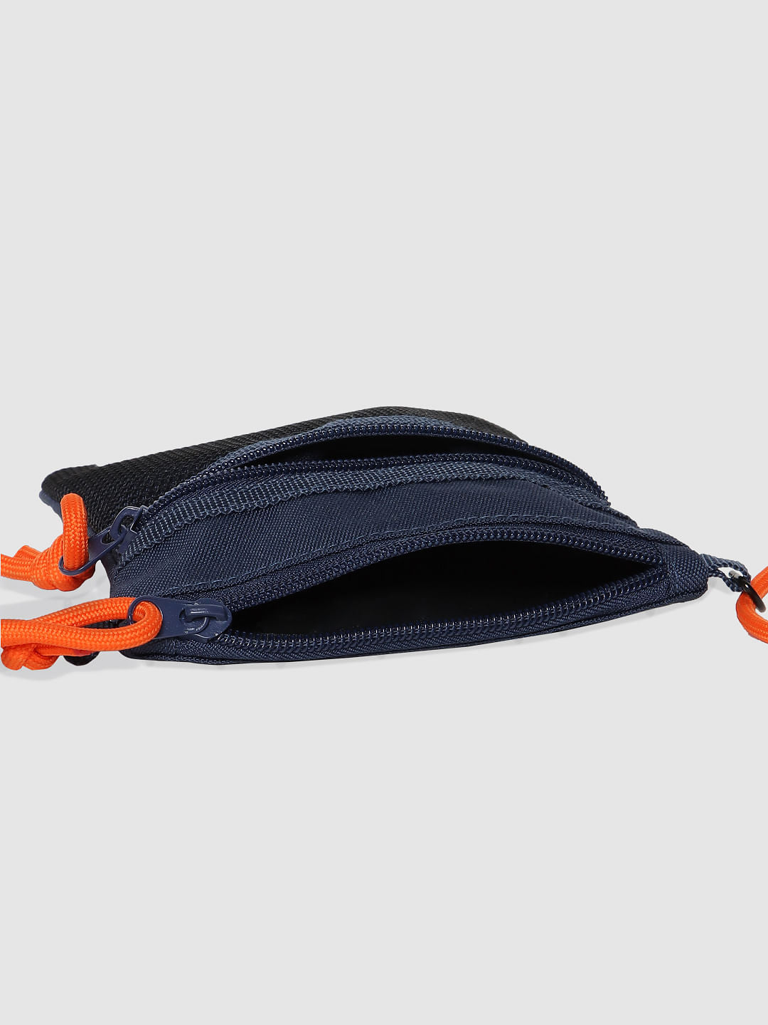 Navy Blue Mesh Sling Bag