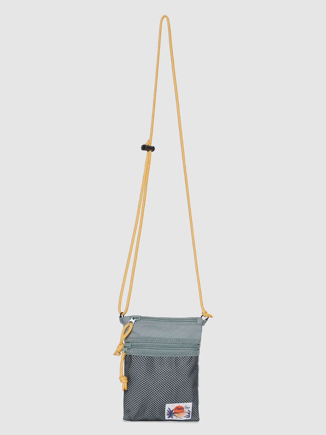 Black Mesh Sling Bag