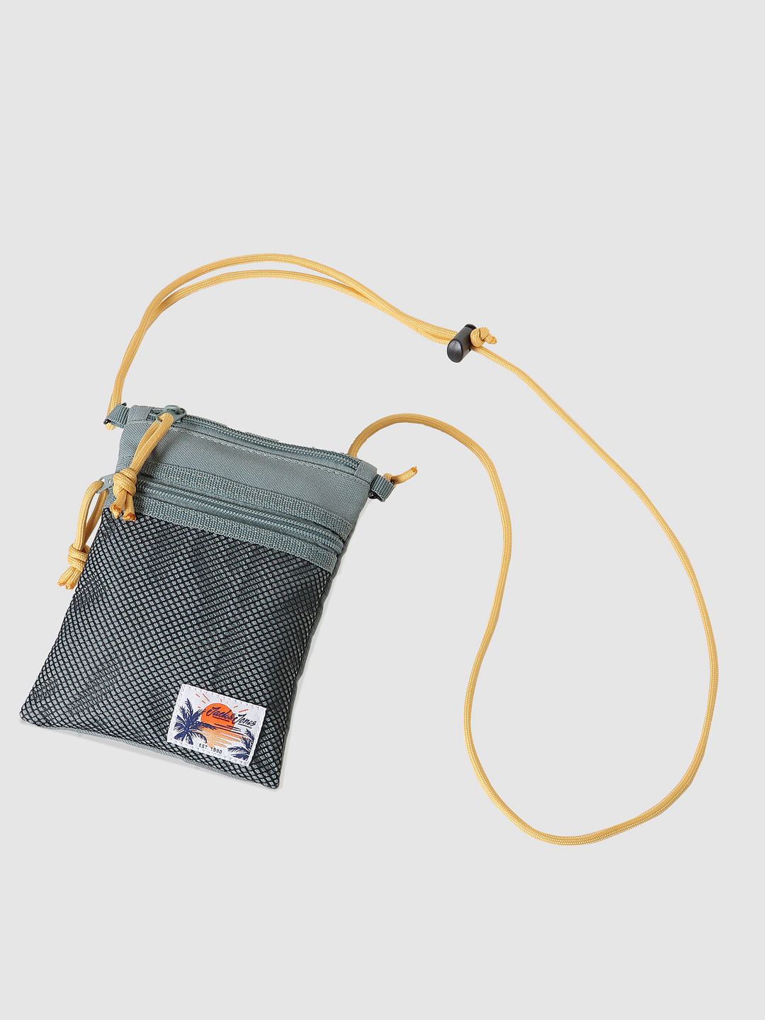 Black Mesh Sling Bag