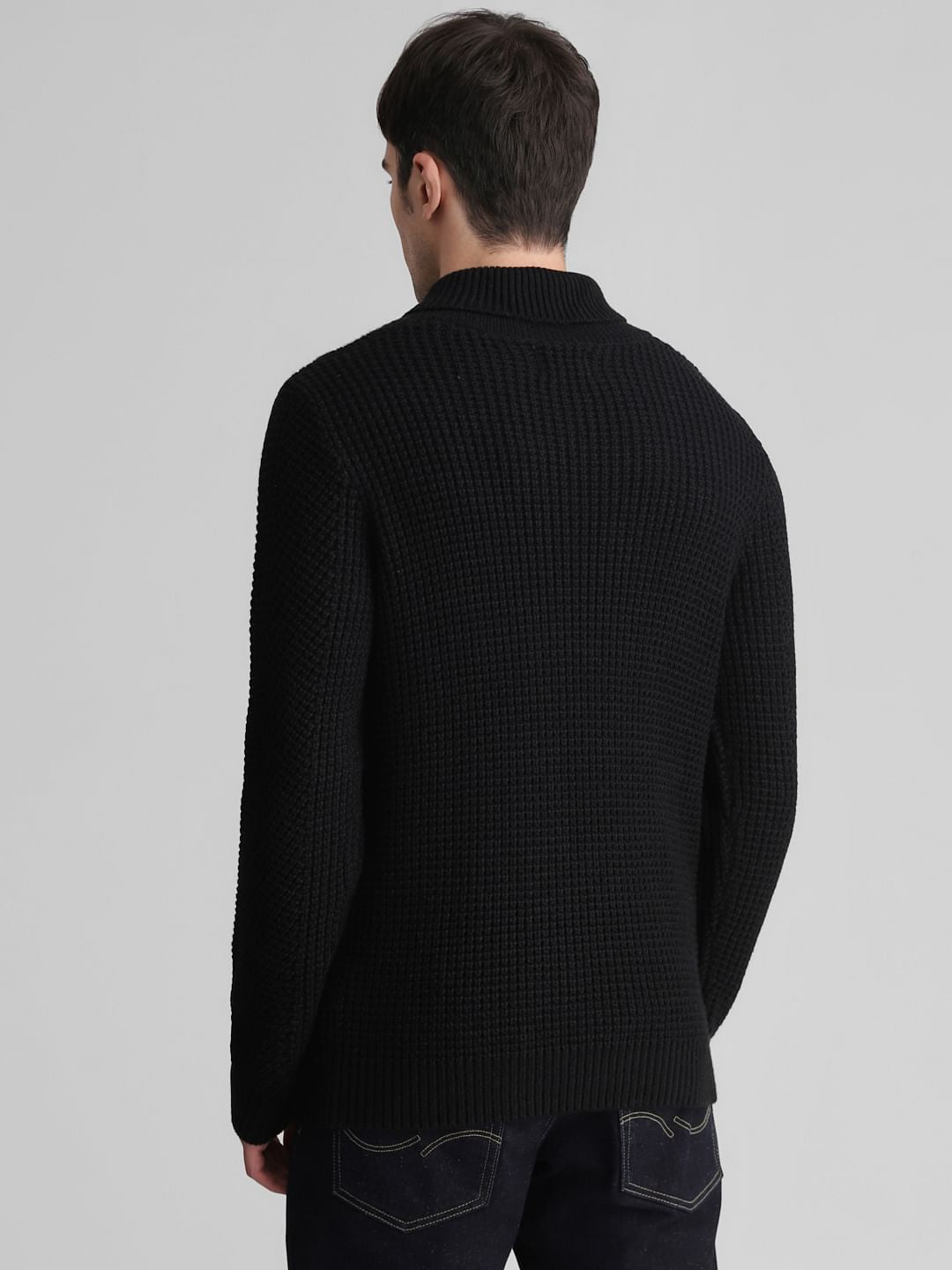 Black Knitted Sweater