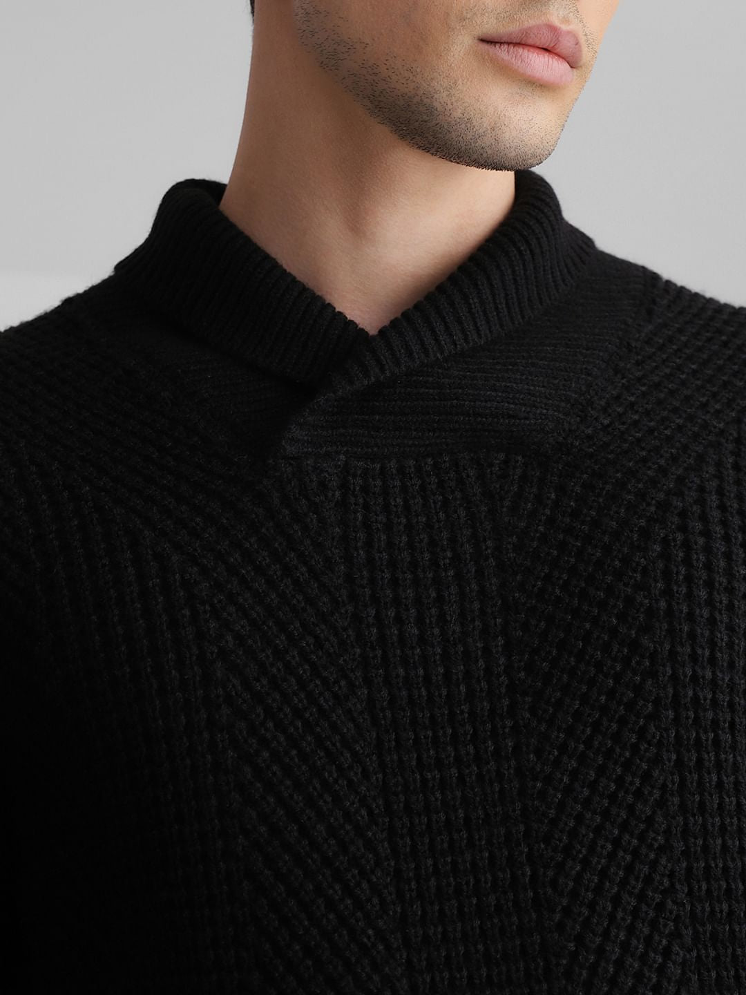 Black Knitted Sweater