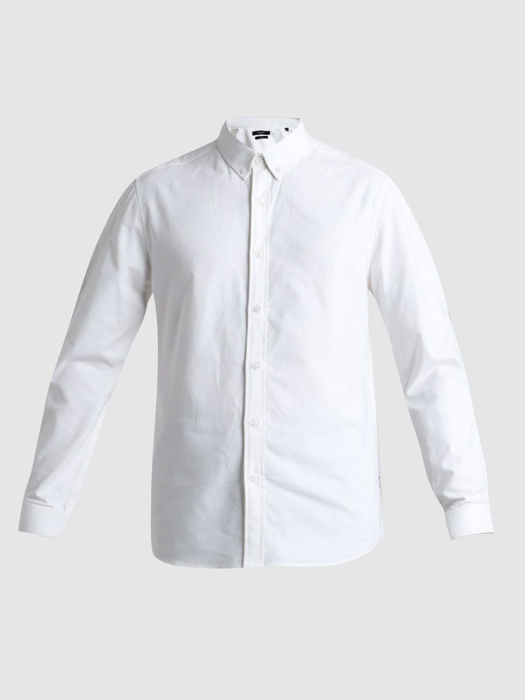White Oxford Full Sleeves Shirt