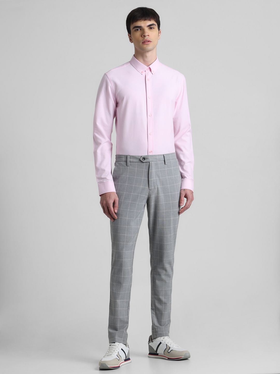 Pink Oxford Full Sleeves Shirt